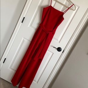Gianni Bini Red Jumpsuit NWT Sz 8